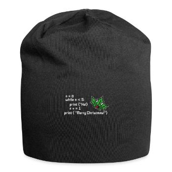 Computer Science Source Merry Christmas Christmas - Jersey Beanie - black - Front