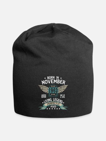 Born in November 1963 - Jersey Beanie - black