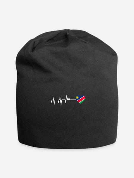 Namibia - Jersey-Beanie - Schwarz