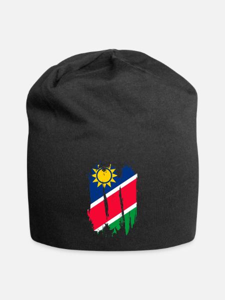 Namibia - Jersey-Beanie - Schwarz