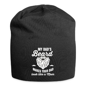 Bart - Jersey-Beanie - Schwarz - Vorne
