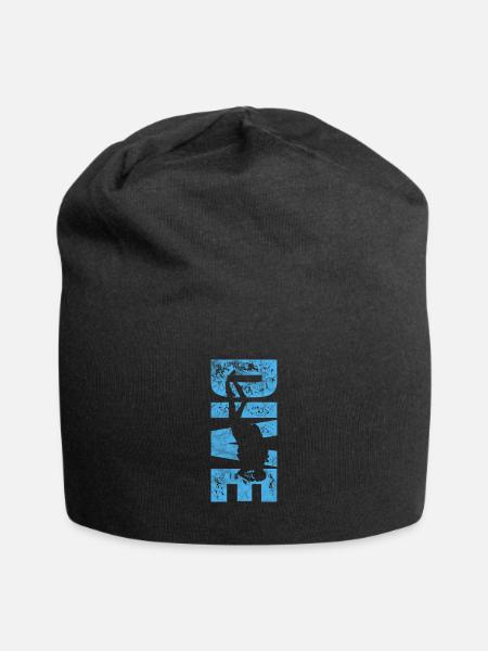Diver - Jersey Beanie - black