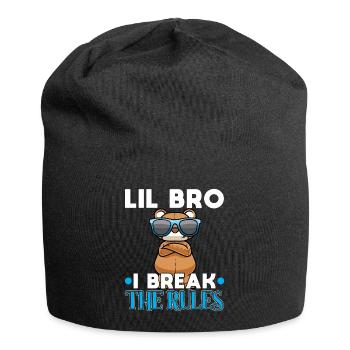 Little Brother Siblings Family - Jersey Beanie - black - Front