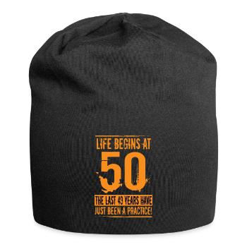 50th birthday - Jersey Beanie - black - Front