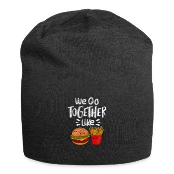 Burger Pommes - Jersey-Beanie - Anthrazit - Vorne