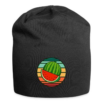 Watermelon - Jersey Beanie - black - Front