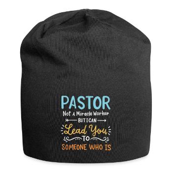 Pfarrer Priester - Jersey-Beanie - Schwarz - Vorne