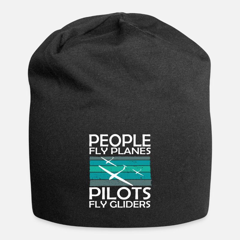 Planeurs et planeurs - Bonnet en jersey - noir
