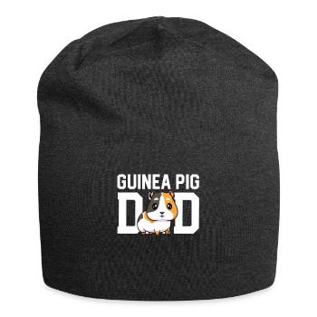 Cadeau de papa cochon d’Inde pour les amoureux du cochon d’Inde Propriétaire - Bonnet en jersey - charbon - Devant