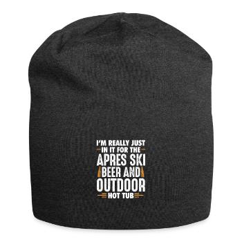 Apres Ski - Jersey Beanie - charcoal grey - Front