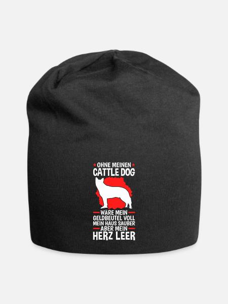 Ohne meinen Cattle Dog Australian Cattle Dog - Jersey-Beanie - Schwarz