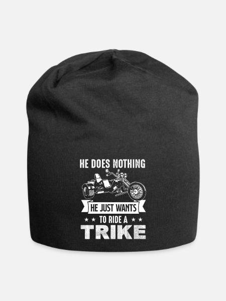 Trike Motordreirad Triker Dreirad Motorrad - Jersey-Beanie - Schwarz