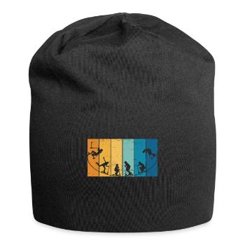 Tretroller Stuntscooter Skaterrampe Tretroller - Jersey-Beanie - Schwarz - Vorne