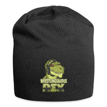 Wrestlingsaurus Rex Lutteur Lutte Dinosaures - Bonnet en jersey - noir - Devant