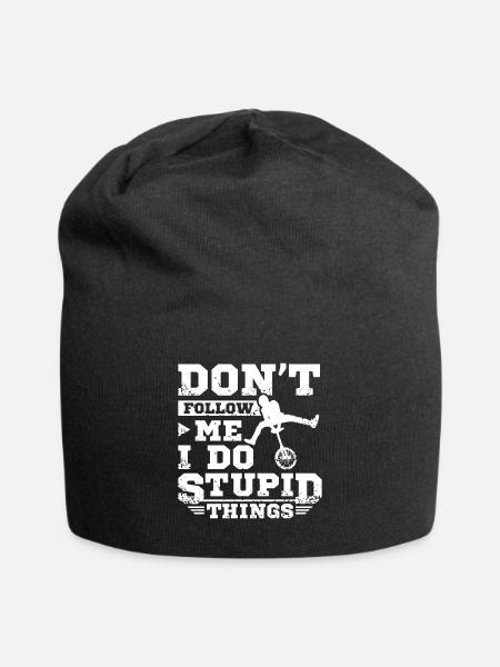 Einrad dont follow me - Jersey-Beanie - Schwarz