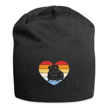 Cochons d’Inde millésimés - Bonnet en jersey - noir - Devant