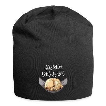 Offizielles Schlafshirt Schlafanzug goldendoodle - Jersey-Beanie - Schwarz - Vorne