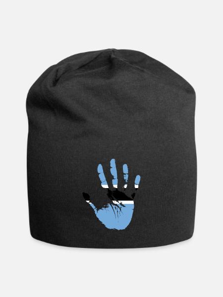 Botswana - Jersey-Beanie - Schwarz