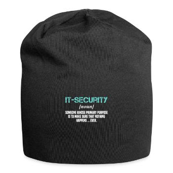 IT Cyber Security Experte Nerd Hacking - Jersey-Beanie - Schwarz - Vorne
