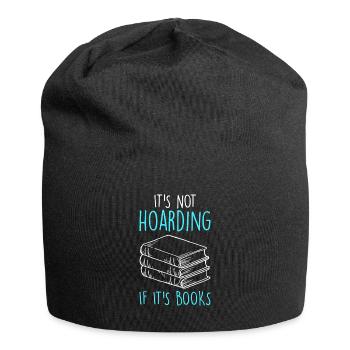Es ist kein horten wenn es Bücher sind Bücher - Jersey-Beanie - Schwarz - Vorne