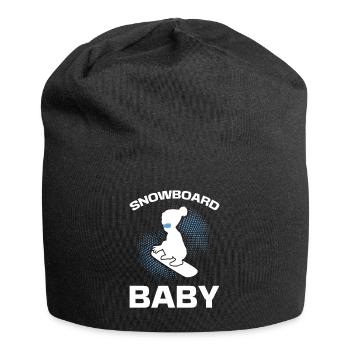 Snowboarding Snowboard Baby Kids Snowboarder - Jersey Beanie - black - Front