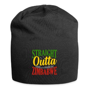 Zimbabwe - Bonnet en jersey - noir - Devant