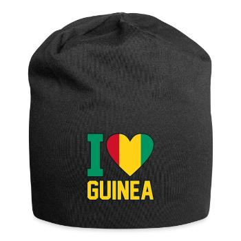 Guinée - Bonnet en jersey - noir - Devant