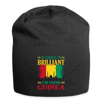 Guinée - Bonnet en jersey - noir - Devant