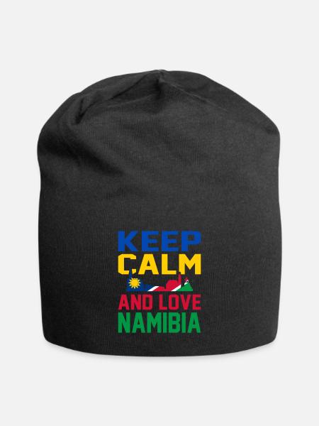 Namibia - Jersey-Beanie - Schwarz