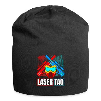 Laser Tag - Jersey-Beanie - Schwarz - Vorne
