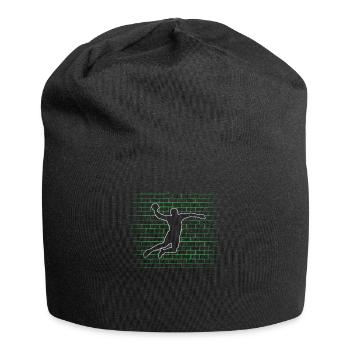 handball - Bonnet en jersey - noir - Devant