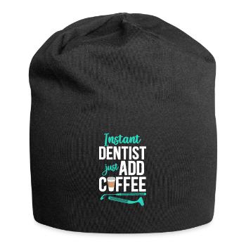 Dentist Coffee Instant Dentist - Jersey-Beanie - Schwarz - Vorne
