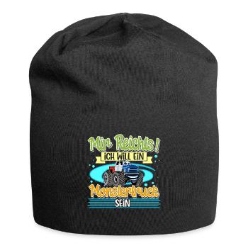 Monstertruck - Jersey-Beanie - Schwarz - Vorne