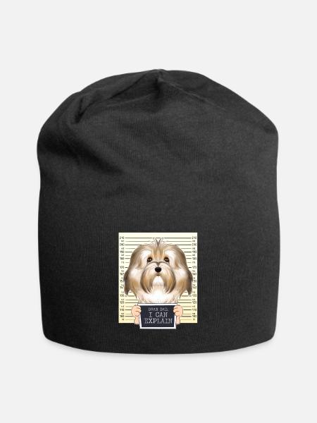 Dear Dad I Can Explain I Havanese Dad I Havanese - Jersey-Beanie - Schwarz