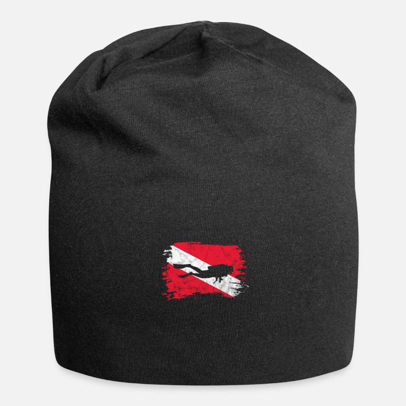 Taucher - Jersey-Beanie - Schwarz