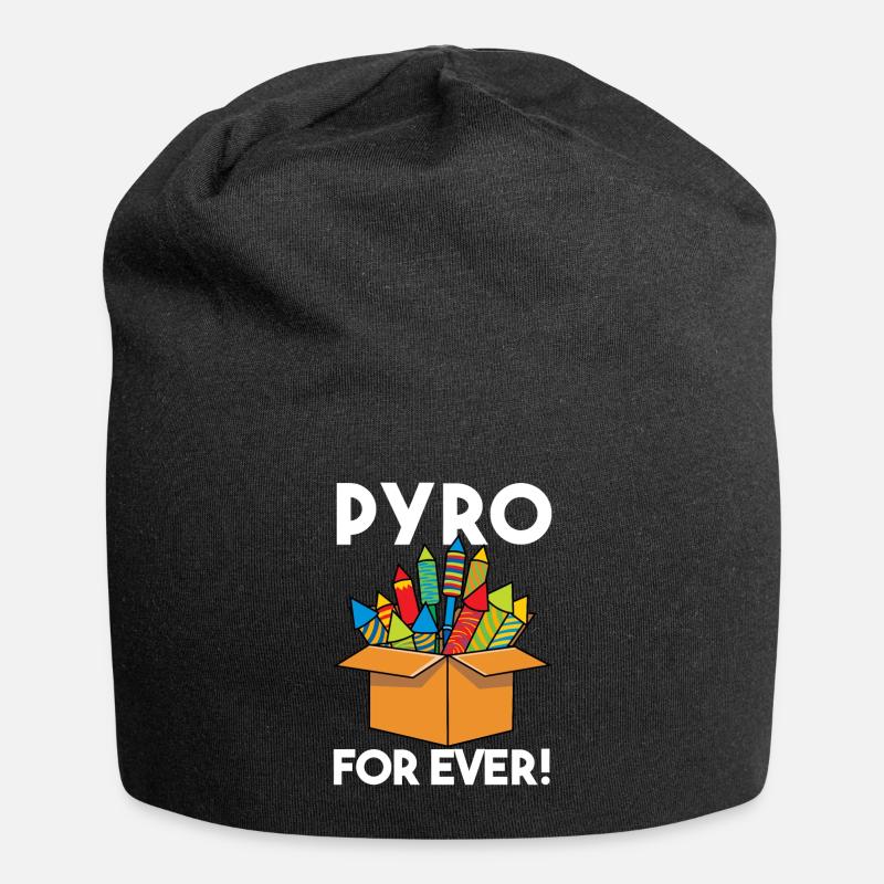Pyro For Ever Fireworks - Jersey-Beanie - Schwarz