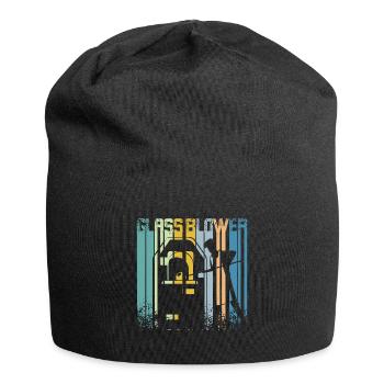 Vintage Retro Glasbläser - Jersey-Beanie - Schwarz - Vorne