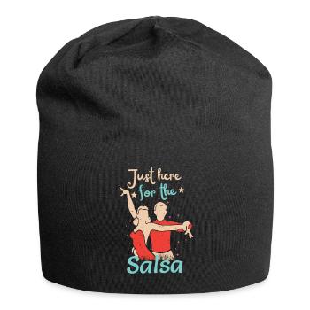 Salsa Musique Danse Mambo Danse Art - Bonnet en jersey - noir - Devant