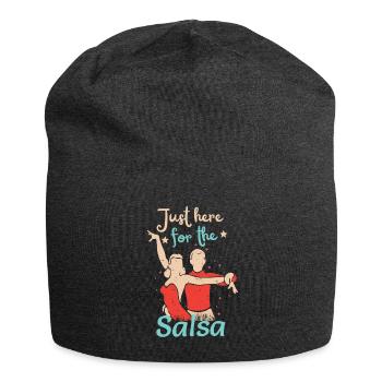 Salsa Musique Danse Mambo Danse Art - Bonnet en jersey - charbon - Devant