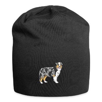 Australian Shepherd - Jersey Beanie - black - Front