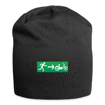 Sortie de secours cyclomoteur cyclomoteur - Bonnet en jersey - noir - Devant