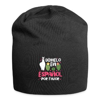 Spanish Teacher Spanish Teacher School Gift - Jersey Beanie - black - Front