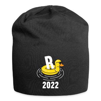 Ruhestand Rentnerin Rentner Rente 2022 - Jersey-Beanie - Schwarz - Vorne