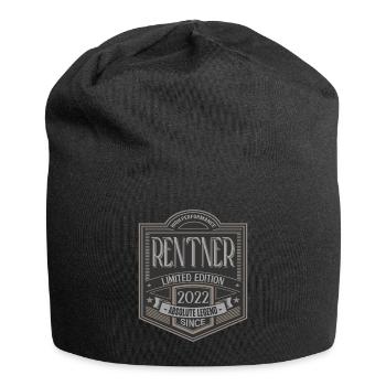 Ruhestand Rentnerin Rentner Rente 2022 - Jersey-Beanie - Schwarz - Vorne