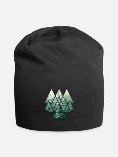 Forêt - Bonnet en jersey - noir