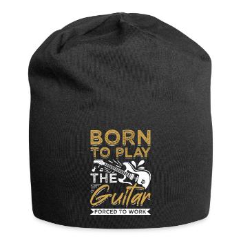 Musicien Guitariste Cadeau Guitariste - Bonnet en jersey - noir - Devant