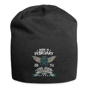 Legends Born in February 2005 - Jersey-Beanie - Schwarz - Vorne
