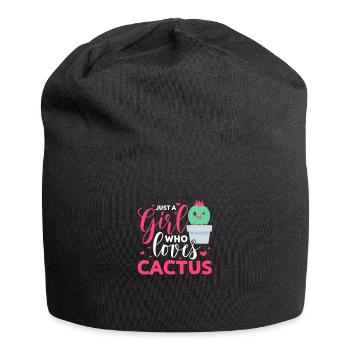 Cactus Fille Cactus Fille Fille Cadeau - Bonnet en jersey - noir - Devant