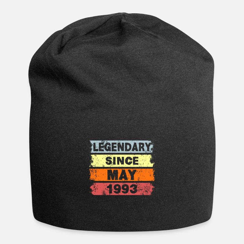 Legendary since May 1993 - Geburtstag - Jersey-Beanie - Schwarz