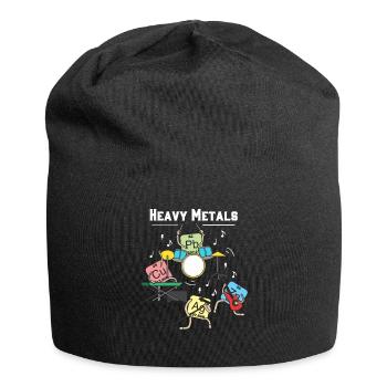 Métaux lourds Chimie Physique Tableau périodique Art - Bonnet en jersey - noir - Devant